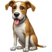 Sick dog sticker