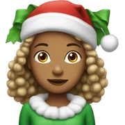 Christmas Girl  sticker