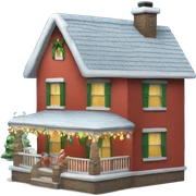 Christmas house sticker