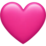 pink heart sticker