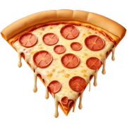 Flying pizza sticker