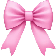 pink bow sticker