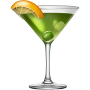 martini con un moño  sticker