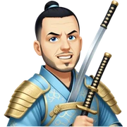 Elegant Samurai sticker