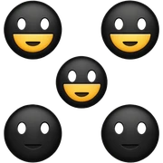 Three dot sticker