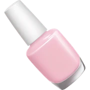 soft pink nail polish sticker