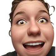 portrait of a smiling girl sticker