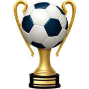 Soccer trophy sticker