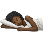 Black girl sleeping sticker