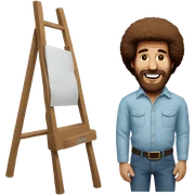 bob ross sticker