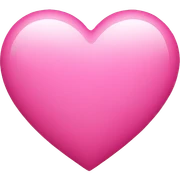 Pink heart sticker
