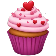 Happy Valentine’s Day cupcake sticker