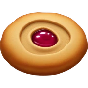 Thumbprint cookie sticker