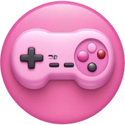 Pink gaming device sticker