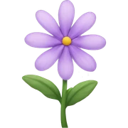 Flower sticker