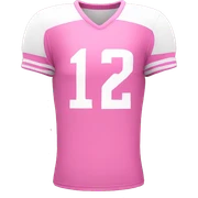 Football jersey pink sticker