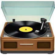 record player sticker
