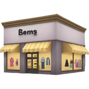 Clothes store sticker