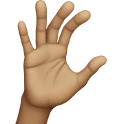 hand making the L sticker