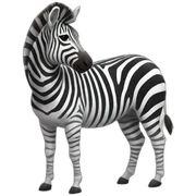 Zebra sticker