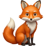 Fox sticker