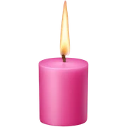 pink Dior candle  sticker