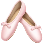 Pale pink ballet shoes sticker