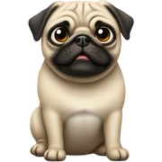 Pug sticker