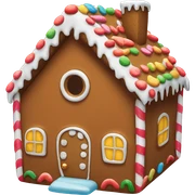 Gingerbread house sticker