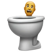 skibidi toilet gang sign sticker