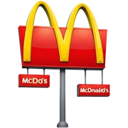 Mcdonalds sticker
