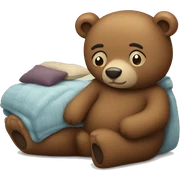 cozy bear sticker