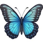 Blue Butterfly sticker