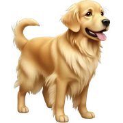 Golden retriever  sticker