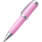 Light pink pen sticker