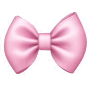 Baby pink bow  sticker