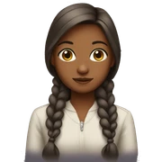 Girl sticker
