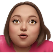 realistic portrait of girl sticker