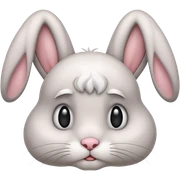 Bunny sad sticker