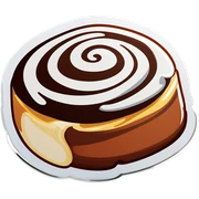 Cinnamon roll sticker