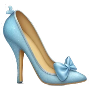 cinderella shoe sticker