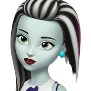 colorful portrait of a girl sticker