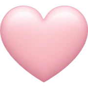 Pastel pink heart sticker