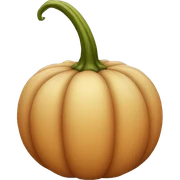 Beige pumpkin sticker