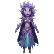 Fantasy creature woman sticker