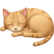Tan cat sleeping with girl sticker