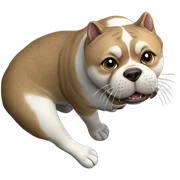 realistic indoor animal portrait sticker