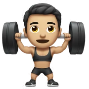 Mancuerna gym sticker