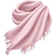 pale pink scarf sticker