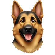 German shepherd  sticker